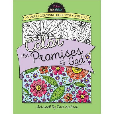 Color the Promises of God - (Color the Bible(r)) (Paperback)