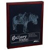 Ambiance Gallery Wood 1.5" Deep Picture Frames - 11×14" Pack of 4 Cherry Wood Frames, Shatter-Resistant Acrylic Glazing & MDF Backing, Horizontal or - 3 of 4
