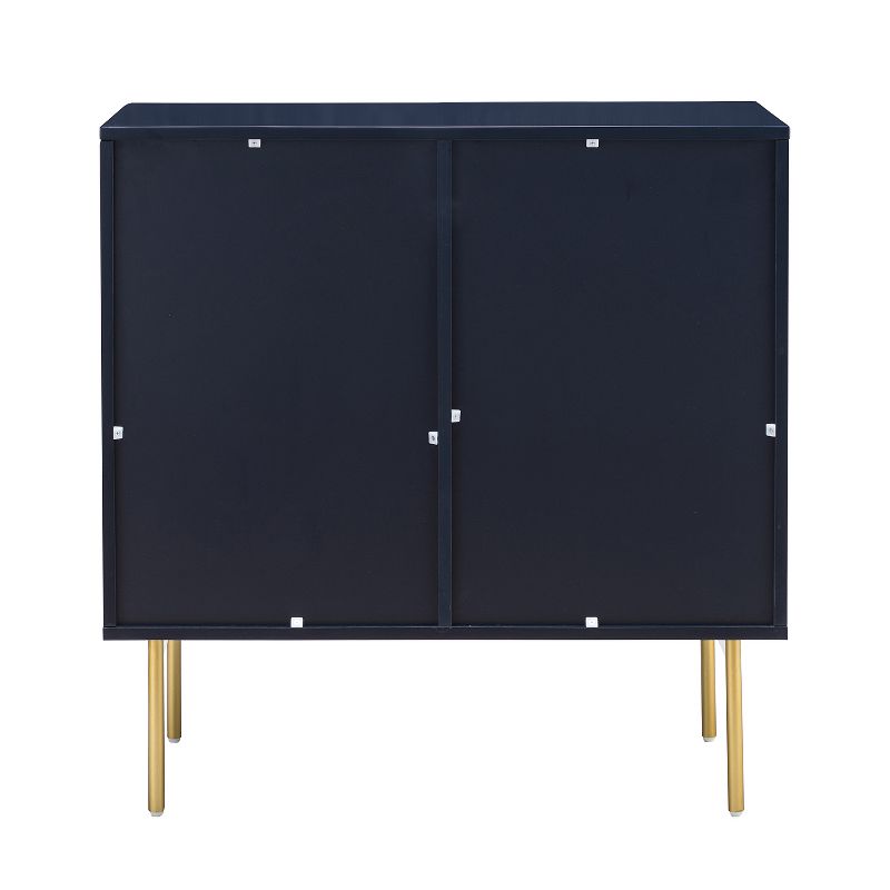Knossos 30" Tall 2-Door Accent Soft Close Storage Cabinet with Metal Legs | KARAT HOME, 5 of 13