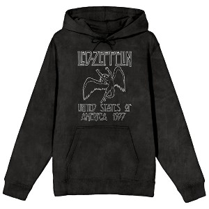 Led Zeppelin United States Of America 1977 Adult Mineral Wash