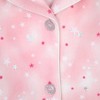 Sleep On It Girls 2-Piece Long-Sleeve Button-Up Pajama Set with Plush Headband Gift - 4 of 4