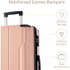 Luggage 2 Piece Set Suitcase Spinner Hardshell Lightweight TSA Lock for Travel,Busines - 4 of 4
