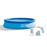 Intex 12ft x 30in Easy Set Above Ground Pool with Filter Pump & Automatic Vacuum