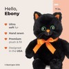 Bearington Ebony The Halloween Cat, 7 Inch Black Cat Plush, Halloween Stuffed Animal, For Ages 3-14 - 4 of 4