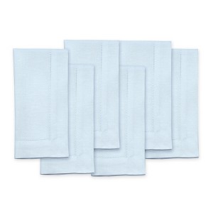 Solino Home Linen Classic Hemstitch Dinner Napkins - 1 of 4