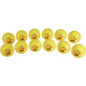 Sportime Inflatable All-Balls, Multi-Purposes, 3 Inches, Yellow, Set of 12 - 1 of 1