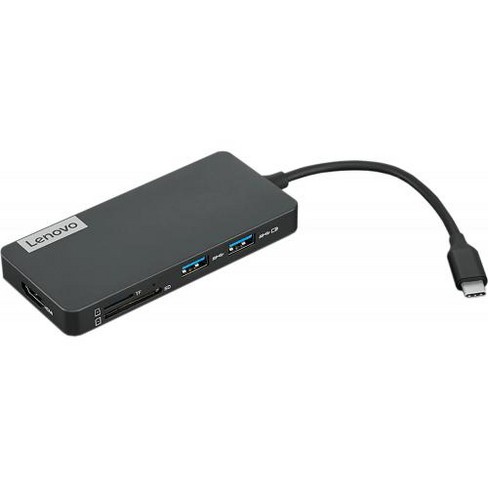 Tilskyndelse kritiker astronaut Lenovo Usb-c 7-in-1 Hub - One Cable, Seven Options - Usb Type C - 4 X Usb  Ports - 2 X Usb 3.0 - Slim And Compact Design : Target