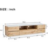 Media Console TV Stand for TVs Up to 80'', Entertainment Center with Door Device, TV Cabinet for Living Room, Bedroom - 2 of 4