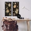 Stupell Industries Vintage French Typography Flowers Black Framed Floater Canvas Wall Art - 3 of 4