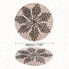 Unique Bargains Decorative Wall Art Hanging Woven Basket (7.87" - Style D) 1Pc - 4 of 4