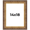 PosterPalooza | Museum Gold Picture Frame - UV Acrylic, Foam Board Backing, Hanging Hardware - 2 of 4