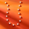 Ross-Simons 8-8.5mm Cultured Pearl Station Necklace in 14kt Yellow Gold - 4 of 4