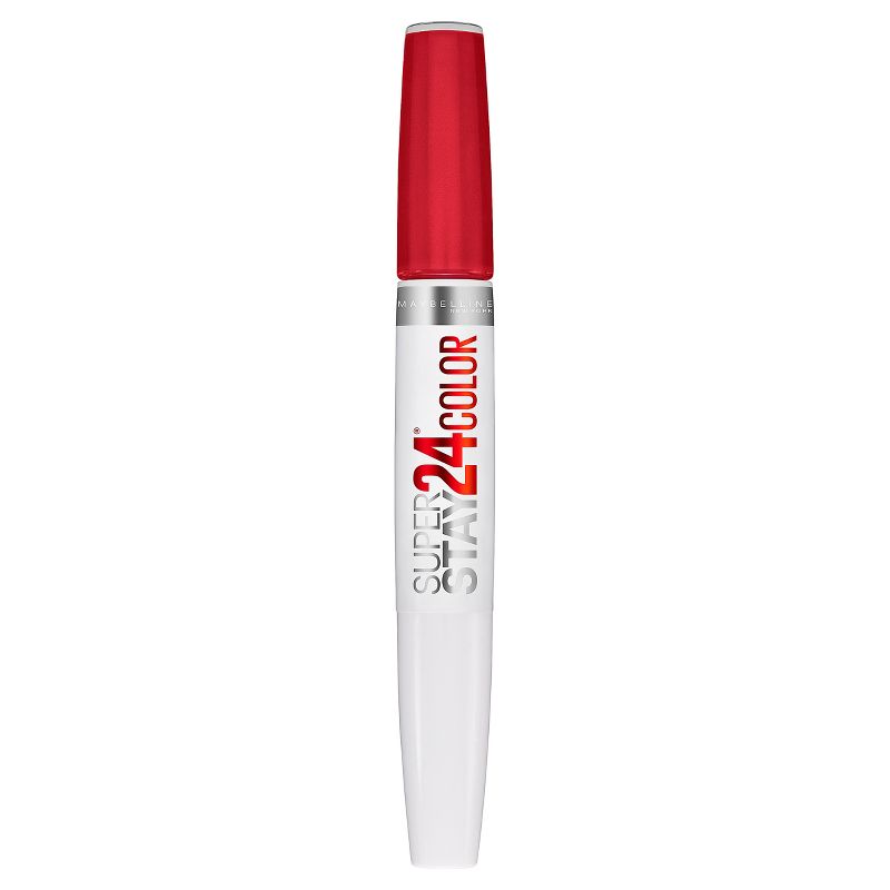 MaybellineSuper Stay 24 2-Step Liquid Lipstick Makeup - Eternal Cherry - 0.14 fl oz: Moisturizing, No-Transfer, Bright Tones, 1 of 6