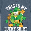 Boys' - Garfield - This Is My Lucky Shirt Short Sleeve Graphic T-Shirt - 2 of 4