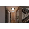 Urban Ambiance Luxury Minimalist Ceiling Light,  5.5"H x 15.375"W,  Midnight Black Finish, UHP3151 - 2 of 4