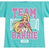 Girls' - Barbie - Team Barbie Soccer- Girls Fitted Short Sleeve Graphic T-Shirt Fitted Short Sleeve Graphic T-Shirt - 2 of 4