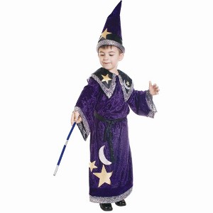 Dress Up America Magic Wizard Costume for Boys - 1 of 1