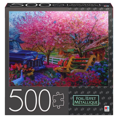 Milton Bradley Premium Foil Home Is Where The Heart Is Puzzle 500pc Target