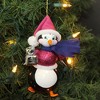 Italian Ornaments 6.0 Inch Penguin In Santa Hat & Vest Ornament Italian Bird Christmas Tree Ornaments - 2 of 3