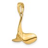 Black Bow Jewelry 14k Yellow Gold 3 Dimensional 3 Blade Propeller Pendant - 4 of 4