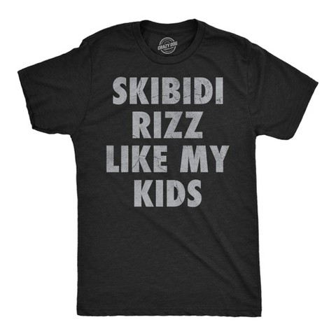 Мужские футболки Crazy Dog T-Shirts, Inc. Mens Funny T Shirts Skibidi charm Like My Kids Sarcastic Internet Graphic Novelty Tee for Men - Crazy Dog Men's T Shirt For Nerds Black M