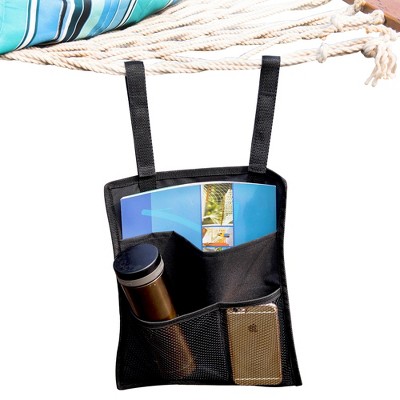 Island Retreat Hammock Organizer - Black - Island Umbrella