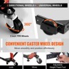 VEVOR Mobile Base, 500 lbs Weight Capacity, Adjustable from 12" x 12" to 36" x 36", Heavy Duty Universal Mobile Base Stand with Swivel Wheels, Black - 4 of 4