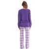 Just Love Ultra-Soft Womens Pajama Pant Set with Matching Socks with Sayings / Christmas Pajamas - 3 of 4