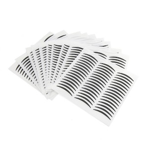 Unique Bargains Narrow Double Eyelid Sticker Eye Make Up Tapes Cosmetic Tools 240 Pairs Black - 1 of 3