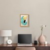 Art Remedy Abstract Earring Contemporary Shapes Abstract Wall Art Framed - 2 of 4