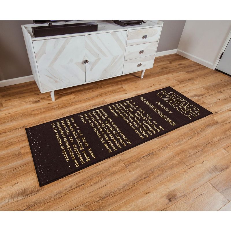 Ukonic Star Wars: The Empire Strikes Back Title Crawl Printed Area Rug | 27 x 77 Inches, 4 of 7
