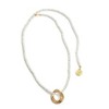SOHI Women's White Santorini Lariat Necklace - 2 of 4