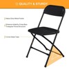 Karl Home|Black Plastic Folding Chair (Set of 6) - 4 of 4