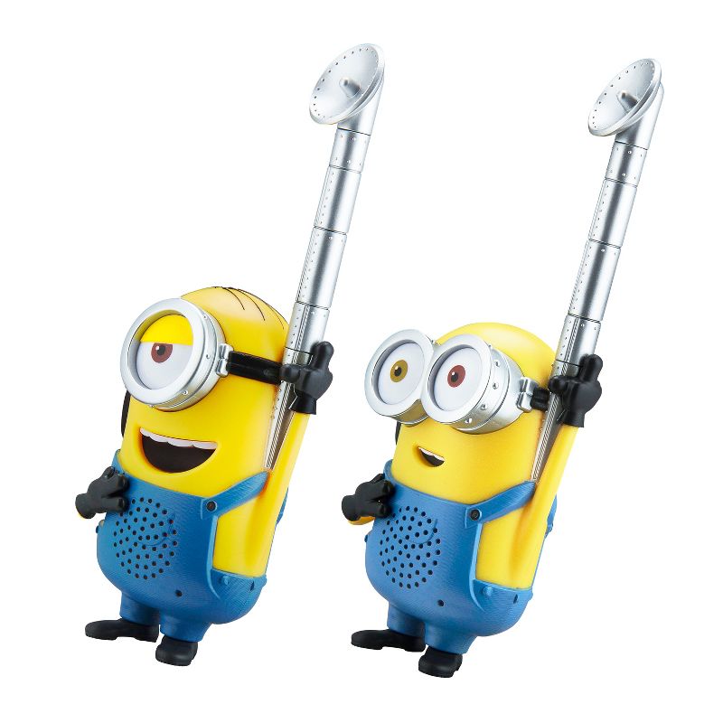eKids Minions Walkie Talkies for Kids, Indoor and Outdoor Toys for Fans of Minions Toys - Yellow (MS-210.EX0MI), 3 of 4