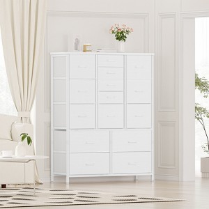 15 Drawers Dresser for Bedroom,Fabric Storage Dresser for Closet, Hallway, Living Room - 1 of 4