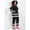 Avenue Women's Plus Size Border Stripe Tunic - 4 of 4
