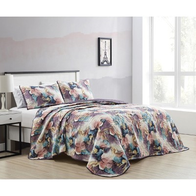 ESCA Poline 3 Piece Bedspread (reversible)