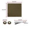 Allegra K Men's Polka Dots Business Wedding Pocket Square Clip Cufflinks Necktie Sets - 3 of 4