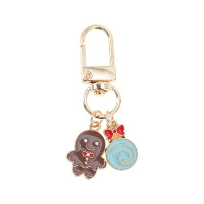 Unique Bargains Christmas Keychain Lobster Clasp Zinc Alloy 2.17" 1 Pc
