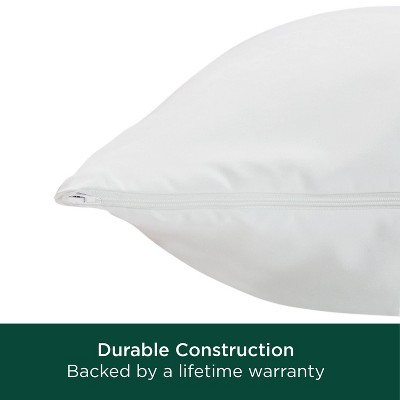 King Size Cotton Hypoallergenic Zippered Pillow Protector