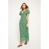WEST K Women's Elizabeth Tiered Ruffle Sleeve Smocked-Back Maxi - 3 of 4