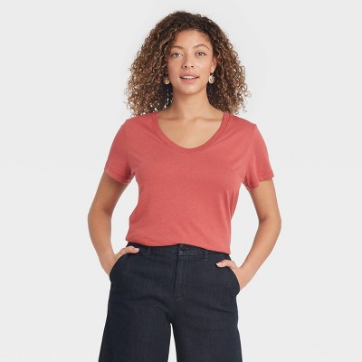 Women's Short Sleeve Scoop Neck T-Shirt - A New Day™