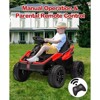 Garvee 24V Ride-On Toys for Big Kids，Electric Four Wheeler，Battery Electric Car for Kids with Parent Remote,Bluetooth Music, Horn - 3 of 4