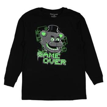Five Nights At Freddy's Boys' Game Over Long-Sleeve Graphic Print T-Shirt