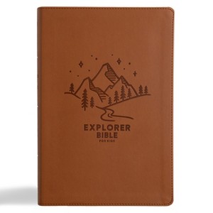 KJV Explorer Bible for Kids, Brown Leathertouch - by  Holman Bible Publishers (Leather Bound) - 1 of 1