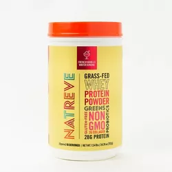Natreve Whey Protein Powder - French Vanilla Wafer Sundae - 24.76oz