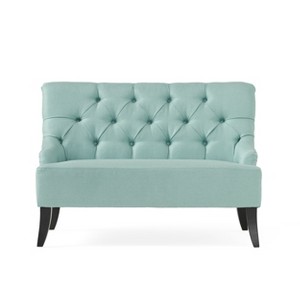 NicBex 44.25 Inch Loveseat Sofa with Tufted Back Modern Upholstered Couch with Wood Legs for Living Room,Apartment - 1 of 4