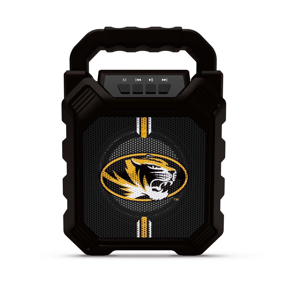SOAR Collegiate LED ShockBox Wireless Bluetooth Speaker with FM radio- Missouri Tigers - thumbnail 3