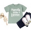 The Juniper Shop Sassy Little Lassie Classy Toddler Short Sleeve Tee - 3 of 4