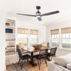Parrot Uncle 56" Black Farmhouse LED Ceiling Fan with Remote and Light - 2 of 4